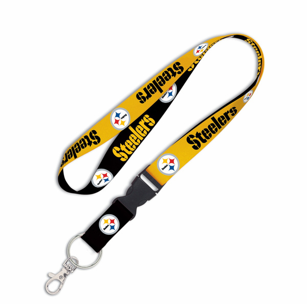 Smycz WinCraft NFL Lanyard w/detachable buckle 1" Pittsburgh Steelers