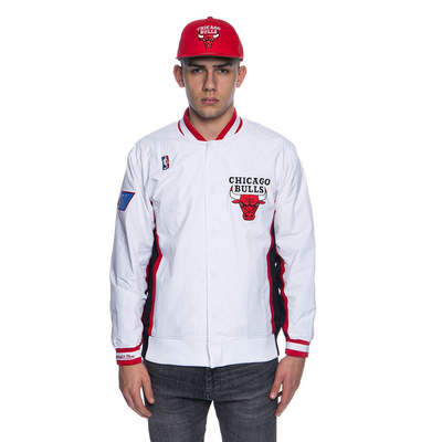 Mitchell & Ness jacket Chicago Bulls white/black Authentic Warm Up Jacket