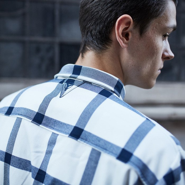 Koszula Backyard Cartel Check Shirt white SS2017