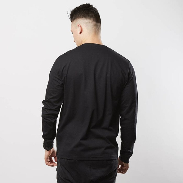 Koszulka Carhartt WIP L/S College Longsleeve black / white
