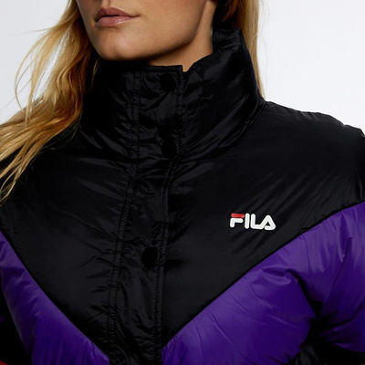 FIla Jacket Women Reilly Puff Jacket black-tillandsia-purple-pink yarrow