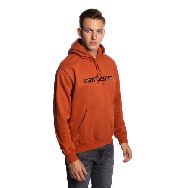 Bluza Carhartt WIP Hooded Carhartt Sweat cynamonowa
