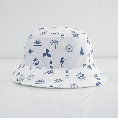 Diamante Wear kapelusz bucket hat Marine white 