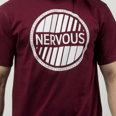 Koszulka Nervous Holo maroon