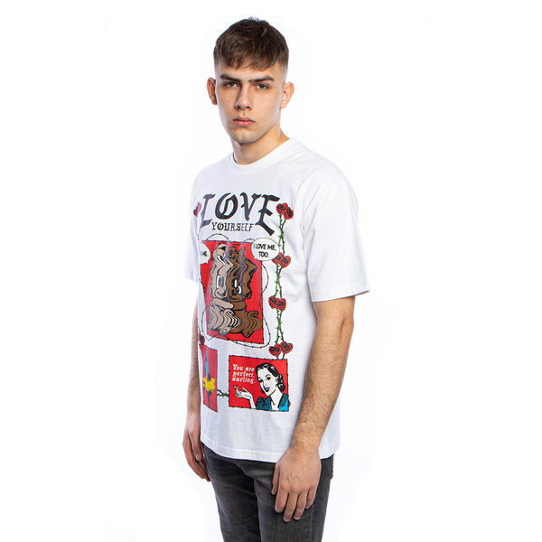 Koszulka Chinatown Market Never Be Alone Bear T-shirt biała