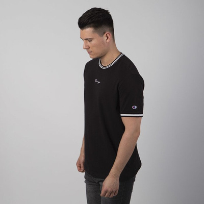 Koszulka Champion Striped Ringer Small Script Logo black