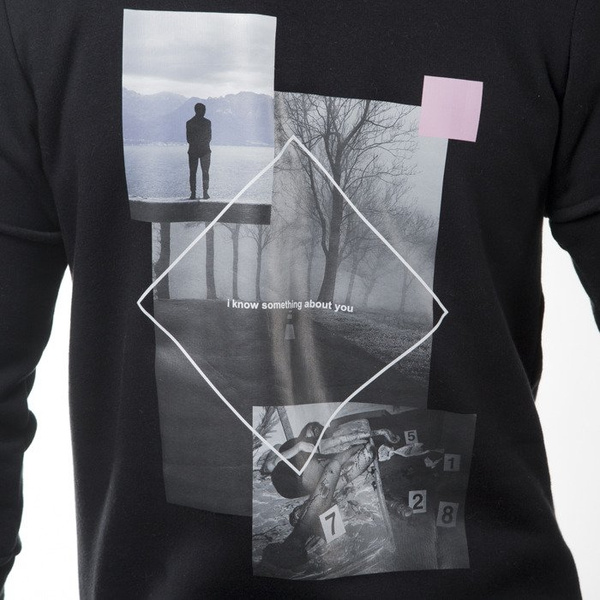 Bluza Majors Black Smth + Pink black