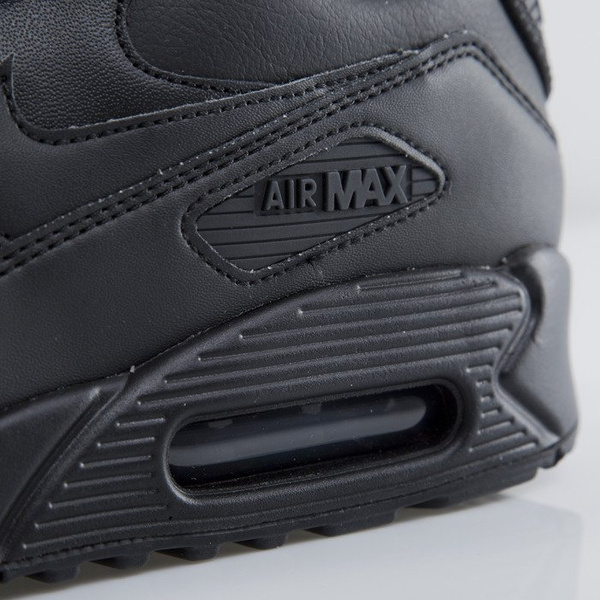 Sneakers buty Nike Air Max 90 Leather black / black (302519-001)