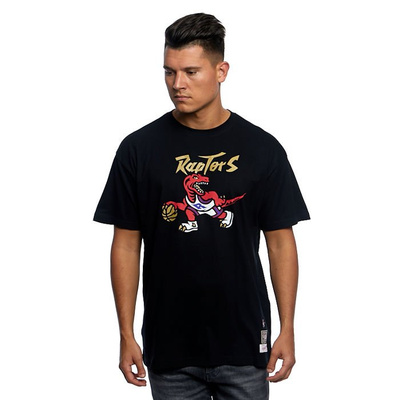 Koszulka Mitchell & Ness Toronto Raptors Gold Dribble Tee black