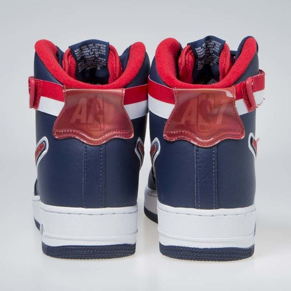 Sneakers buty Nike Air Force 1 High '07 LV8 Sport midnight navy/university red (AV3938-400)