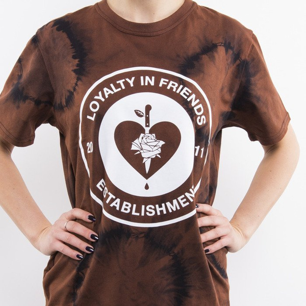 Life/Stab koszulka t-shirt Emblem brown WMNS