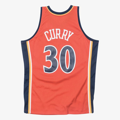 Koszulka Mitchell & Ness Golden State Warriors #30 Stephen Curry Swingman Jersey dark orange 