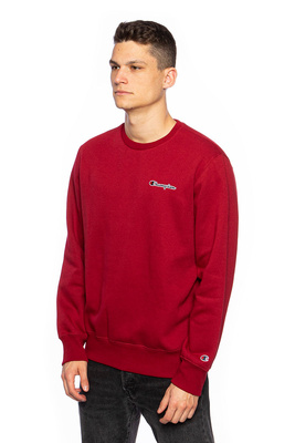Sweatshirt Champion Organic Cotton Blend Small Script Logo Sweatshirt burgundy