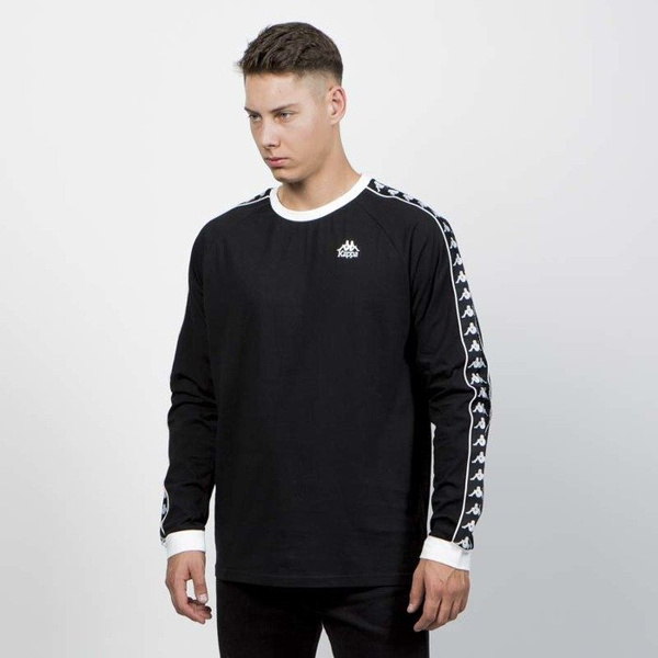Kappa koszulka longsleeve Banda Auyen black-white