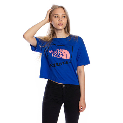 WMNS T-shirt The North Face SS Extreme Crop Tee blue