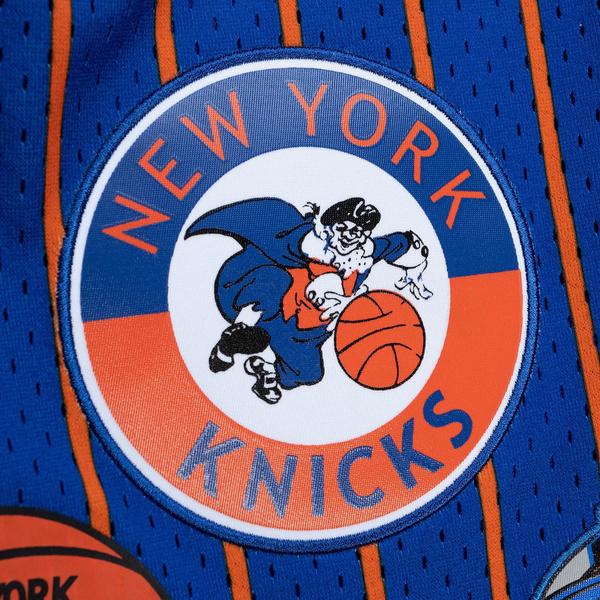 Szorty Mitchell & Ness New York Knicks City Collection Mesh Short niebieskie
