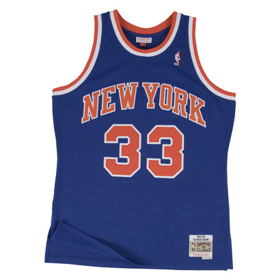Mitchell & Ness New York Knicks #33 Patrick Ewing royal Swingman Jersey