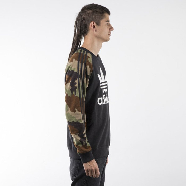 Adidas Originals bluza Es Crew black / camo (AY8174)