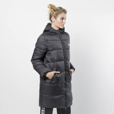 Fila Damska Kurtka Zimowa Zia Long Puff Jacket black