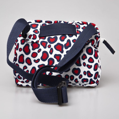 Saszetka Prosto Klasyk Side Bag Leo Print navy