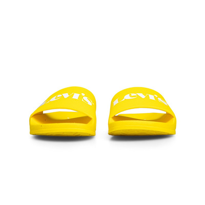 Klapki damskie Levi's June Mono Sandals żółte