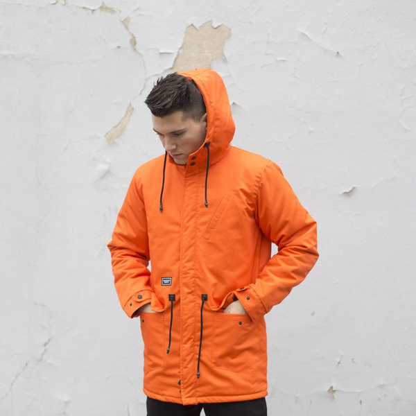 Backyard Cartel kurtka jacket Parka Long orange QUICKSTRIKE
