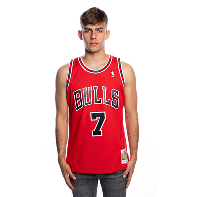 Mitchell & Ness Chicago Bulls #7 Toni Kukoc red / black Swingman Jersey 