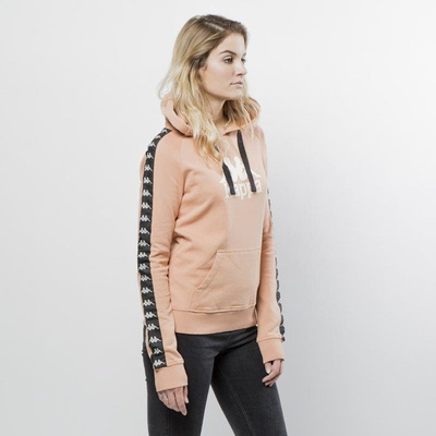Bluza damska Kappa Twenny Hoody dusty coral WMNS