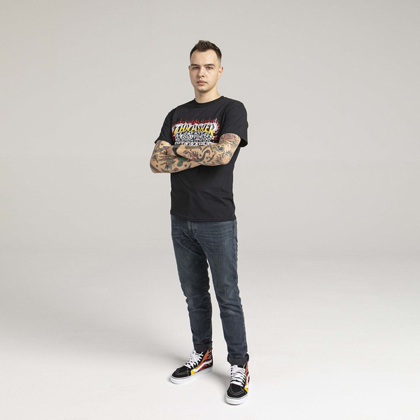 Spodnie Levi's 512 Jeans Slim Tapered Headed granatowe