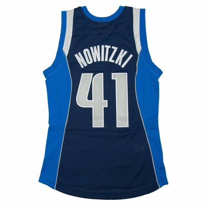 Mitchell & Ness Dallas Mavericks #41 Dirk Nowitzki Swingman Jersey navy