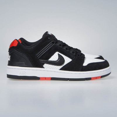 Sneakers buty Nike Air Force II Low black/black-white-hebanero red (AO0300-006)