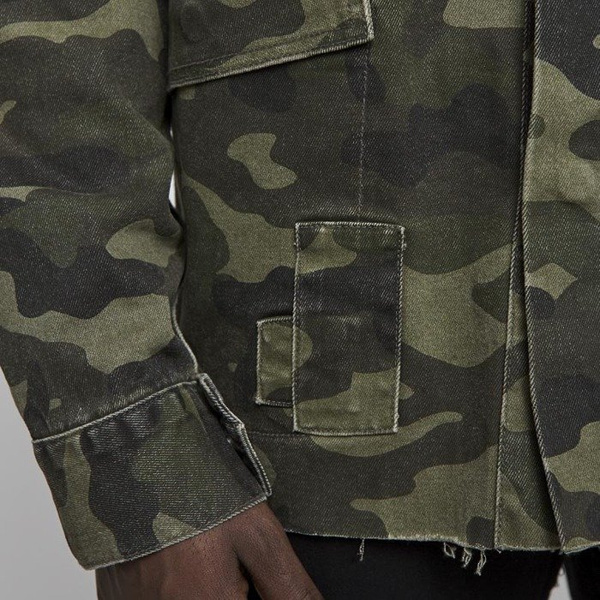 Cayler & Sons kurtka All Day Denim Army Denim Jacket woodland camo