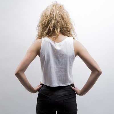 Stussy tank top Japan International Crop white