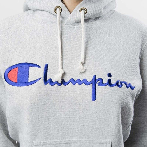 Bluza damska Champion Sweatshirt Reverse Weave Hoody heather grey 209758/S17/8856