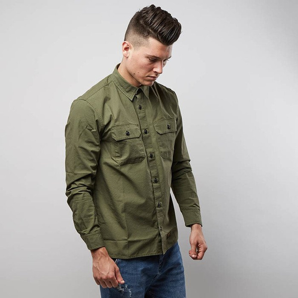 Koszula Carhartt WIP L/S Mision Shirt rover green rinsed