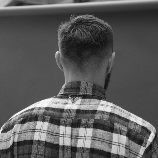 Backyard Cartel koszula Check Point black / white