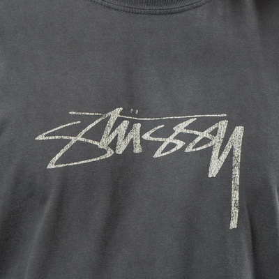 Stussy t-shirt Vintage Stock Pig Dyed Tee black