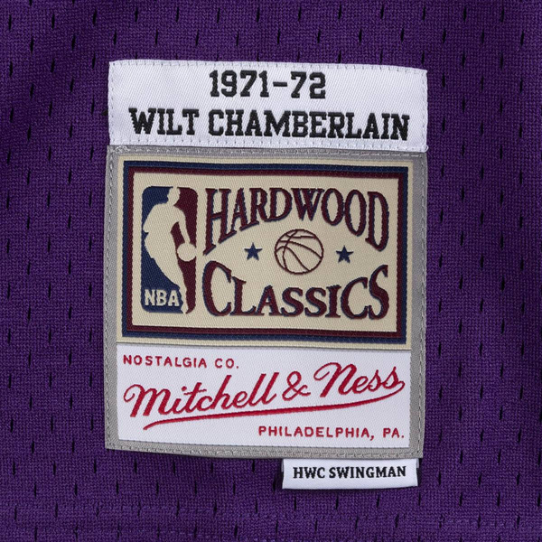 Koszulka Mitchell & Ness Los Angeles Lakers #13 Wili Chamberlain Swingman Jersey fioletowa