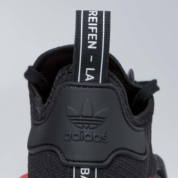 Sneakers buty Adidas Originals NMD_R1 core black / lush red (B37618)