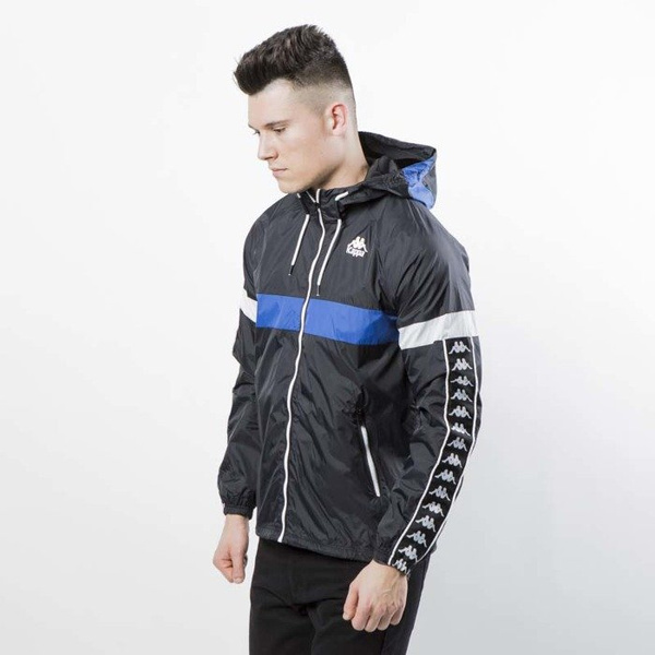 Kurtka Kappa Authentic Carlos Jacket black / white / blue 303WH70-908