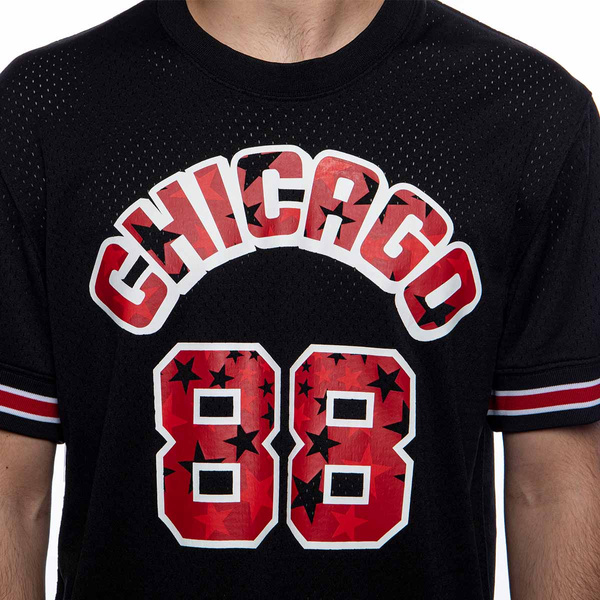 Koszulka Mitchell & Ness Chicago Bulls All Star czarna Name & Number Mesh Crewneck