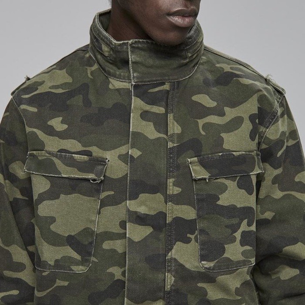Cayler & Sons kurtka All Day Denim Army Denim Jacket woodland camo