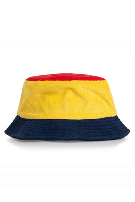Fila Blocked Bucket Hat empire yellow-true red-black iris