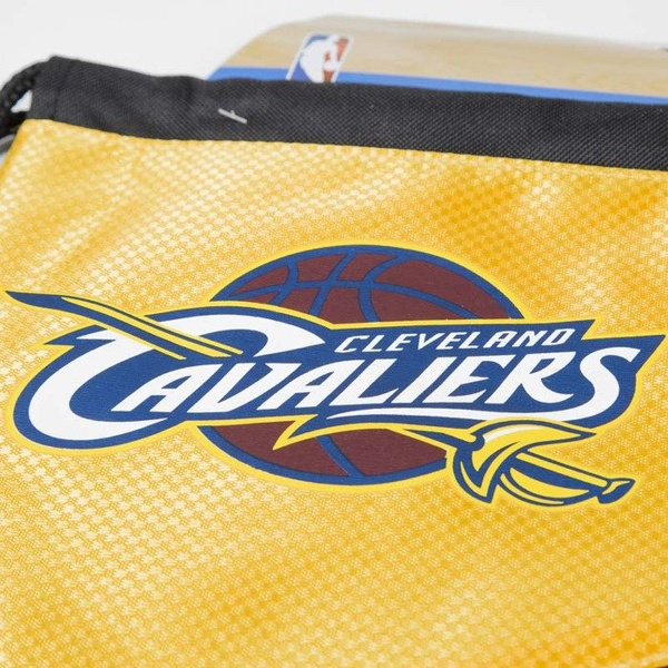 Forever Collectibles worek drawstring bag Cleveland Cavaliers Diagonal Zip black / yellow