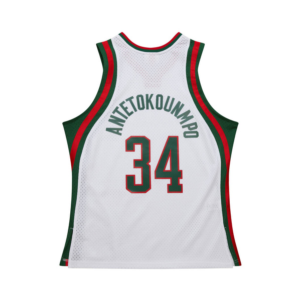 Mitchell & Ness Milwaukee Bucks NBA White Jersey Giannis Anteokounmpo white