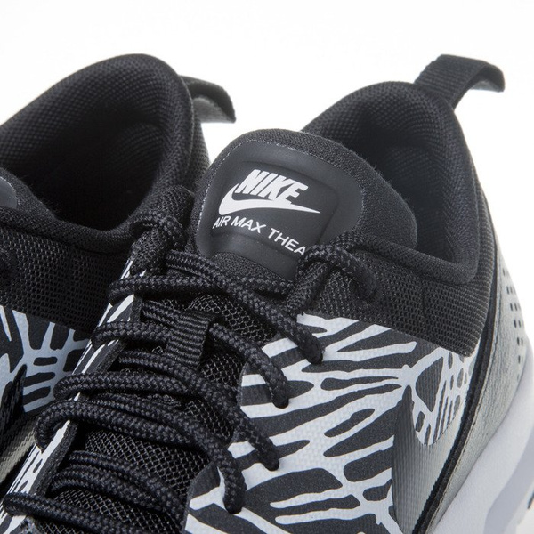 Sneakers buty Nike WMNS Air Max Thea Print black / white / metalic silver (599408-010)