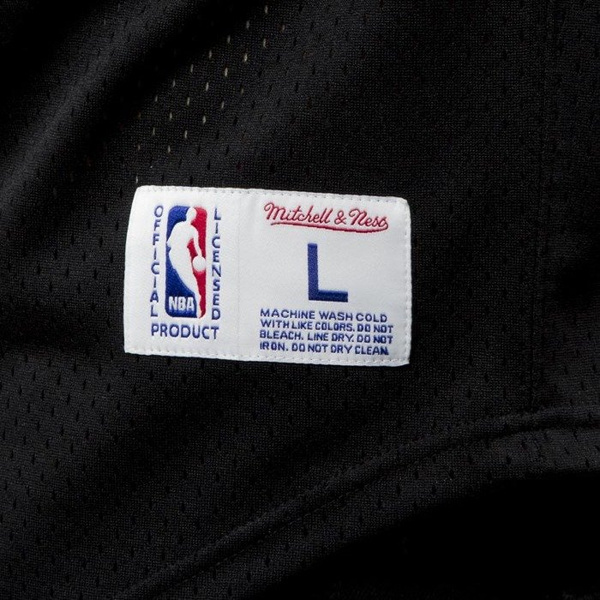 Koszulka Mitchell & Ness jersey Chicago Bulls black Seasoned Pro Mesh Button Front
