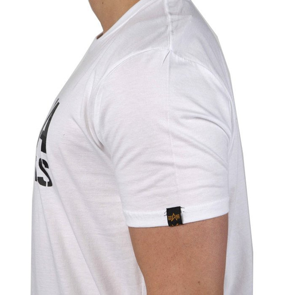 Koszulka Alpha Industries Camo Print T white