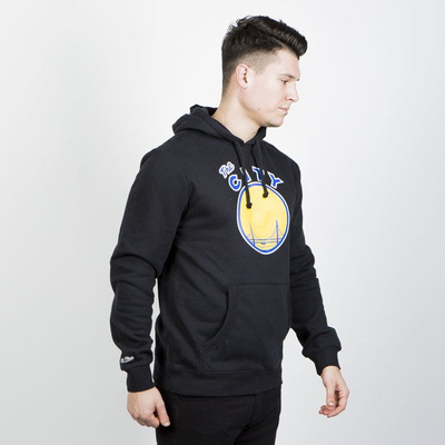 Mitchell & Ness bluza San Francisco Warriors hoody black TEAM LOGO