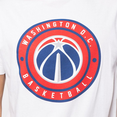 Koszulka Mitchell & Ness Washington Wizards T-shirt white Circle Patch